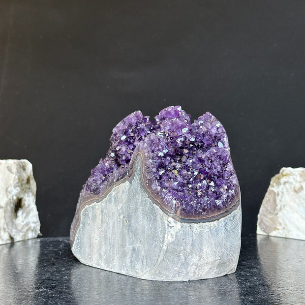 Unique Premium quality Amethyst, Rare find amethyst with stalactite