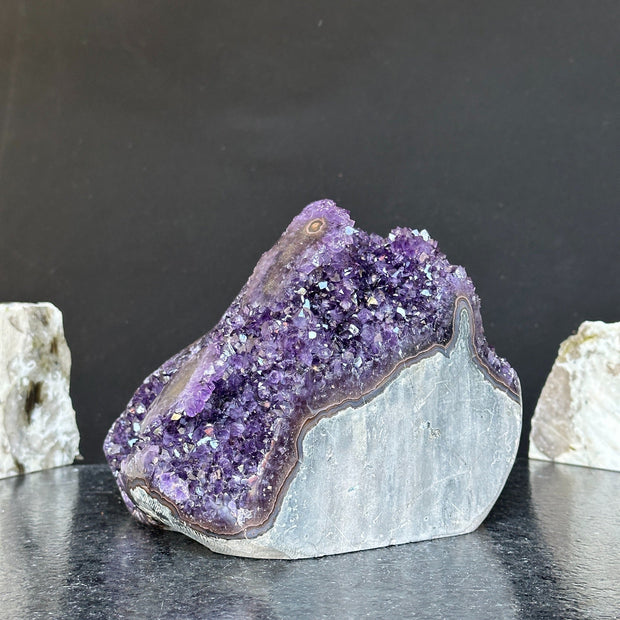 Unique Premium quality Amethyst, Rare find amethyst with stalactite