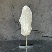 Natural Amethyst Geode, Galaxy Crystal on Metal Stand