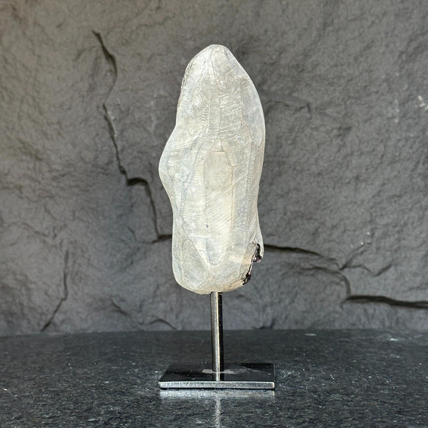 Natural Amethyst Geode, Galaxy Crystal on Metal Stand