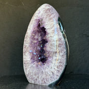 Uruguayan Amethyst and Quartz Cave, Natural Geode, 12 inches Amethyst crystal