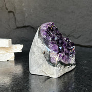 Large Amethyst Geode (3 Lb), High Quality Quartz Cluster for Stunning Home Decor