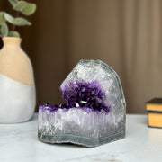 Semi precious stones, natural purple crystal