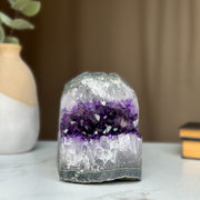 Semi precious stones, natural purple crystal