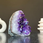 3 Lb Amethyst Cave Geode, 5.5 in tall Huge Crystal Cluster for Collectors