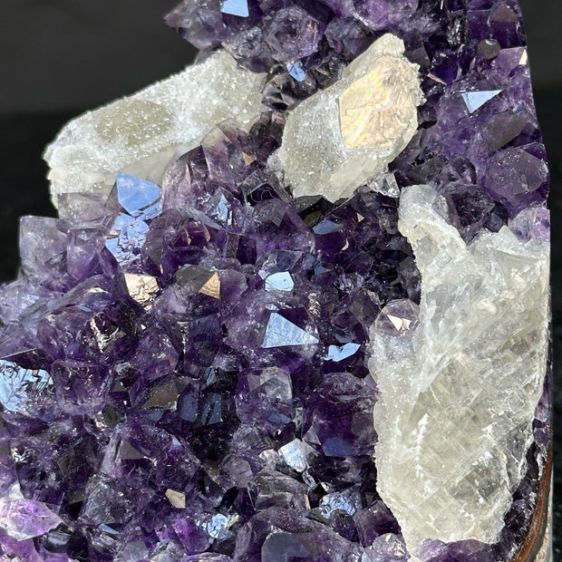 Amethyst raw stone, Cathedral amethyst, large crystal cluster