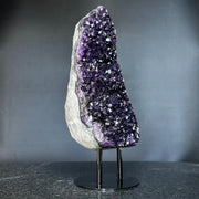 Superb Crystal Geode, Large Cave, Amethyst Crystal for collectors, 14 in Tall Full polished stone, Stunning decor AAA Crystal