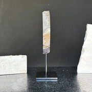Agate Slice with metallic base included, Large Brown Agate Geode, 100% Natural Colors