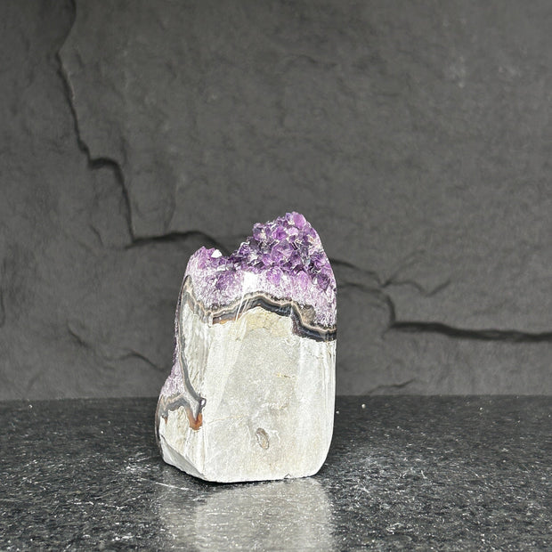 Amethyst Crystal rare find, amethyst with polished edges, Amethyst cathedral