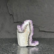 Amethyst Crystal rare find, amethyst with polished edges, Amethyst cathedral