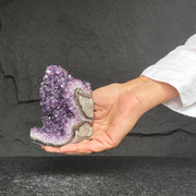 Amethyst Crystal rare find, amethyst with polished edges, Amethyst cathedral