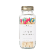 Multicolor Rainbow Safety Matches - 60 Count, 3.75"