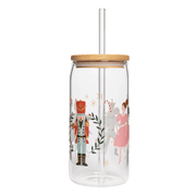 Nutcracker Can Glass - 17 oz