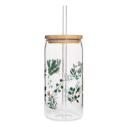 Holly Can Glass - 17 oz