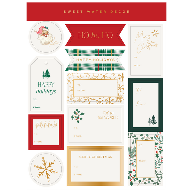 Holiday Classic Gift Tags Set