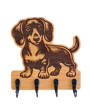 Custom Peeking Dog Wall Hanger