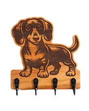 Custom Peeking Dog Wall Hanger
