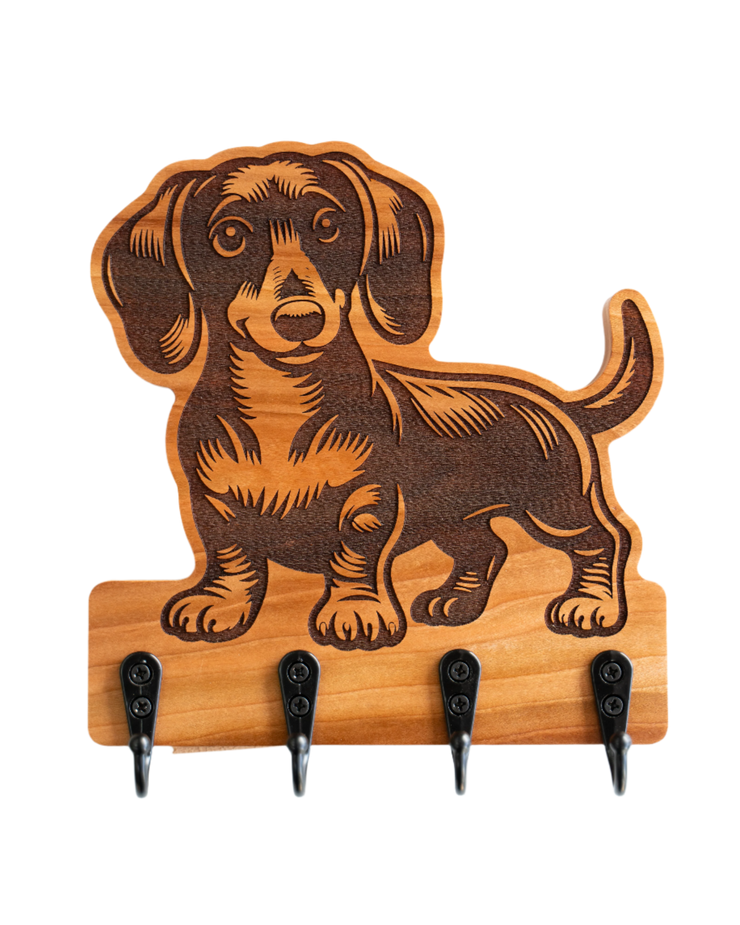 Custom Peeking Dog Wall Hanger