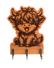 Happy Highland Cow 02 Wall Hanger