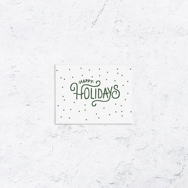 Happy Holiday Dots Box Set of 10