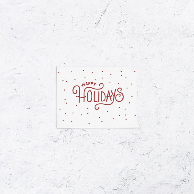 Happy Holiday Dots Box Set of 10