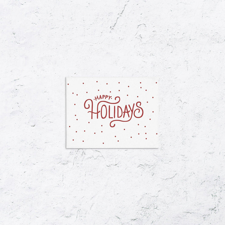 Happy Holiday Dots Box Set of 10