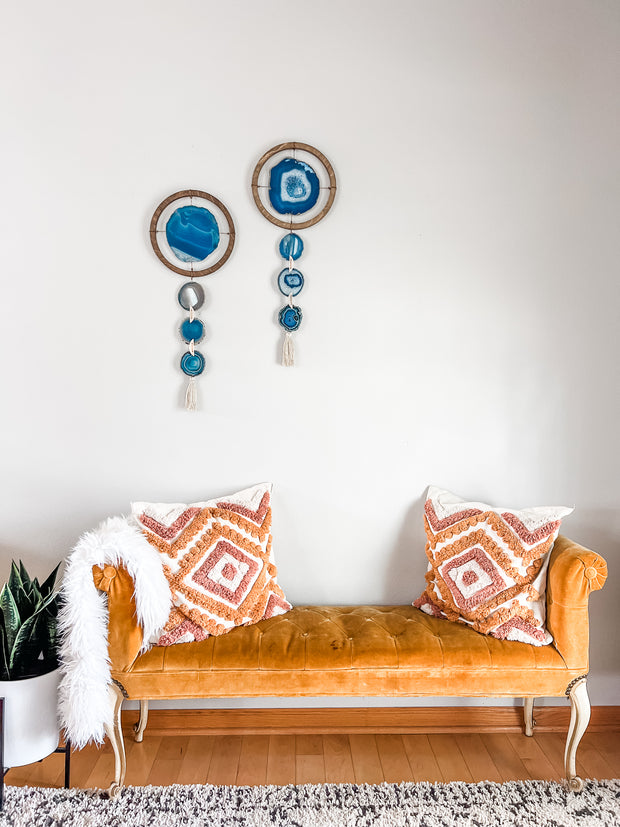 Vivi Wood Wall Hanging | Choose Your Agate Slice - Mod North & Co.