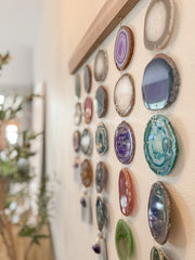 Jewel Aura Uma Agate Wall Hanging (36 Inch)