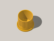 Indoor Hanging Planter for Indoor, 4 or 5 inch Hanging Plant Pot Unique Gift, 3D Printed Planter, Outdoor Patio Decor, Cottagecore Decor,BOW