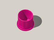 Indoor Hanging Planter for Indoor, 4 or 5 inch Hanging Plant Pot Unique Gift, 3D Printed Planter, Outdoor Patio Decor, Cottagecore Decor,BOW