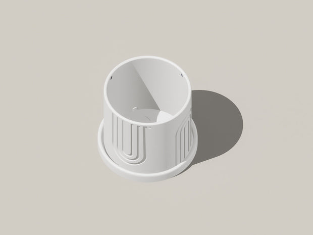 Indoor Hanging Planter for Indoor, 4 or 5 inch Hanging Plant Pot Unique Gift, 3D Printed Planter, Outdoor Patio Decor, Cottagecore Decor,BOW