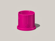 Indoor Hanging Planter for Indoor, 4 or 5 inch Hanging Plant Pot Unique Gift, 3D Printed Planter, Outdoor Patio Decor, Cottagecore Decor,BOW