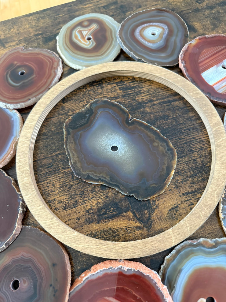 Sierra Mesa Agate Wall Art Set – 12 Piece | DIY Installation