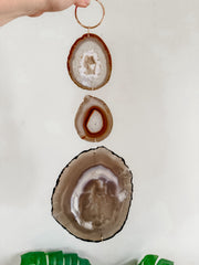 Luna Forma No. 3 – Minimalist Agate Wall Hanging