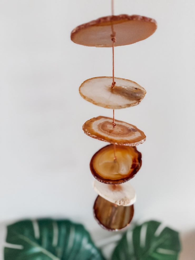 Carmella No. 1 – Indoor Agate Slice Sculpture for Wall or Ceiling