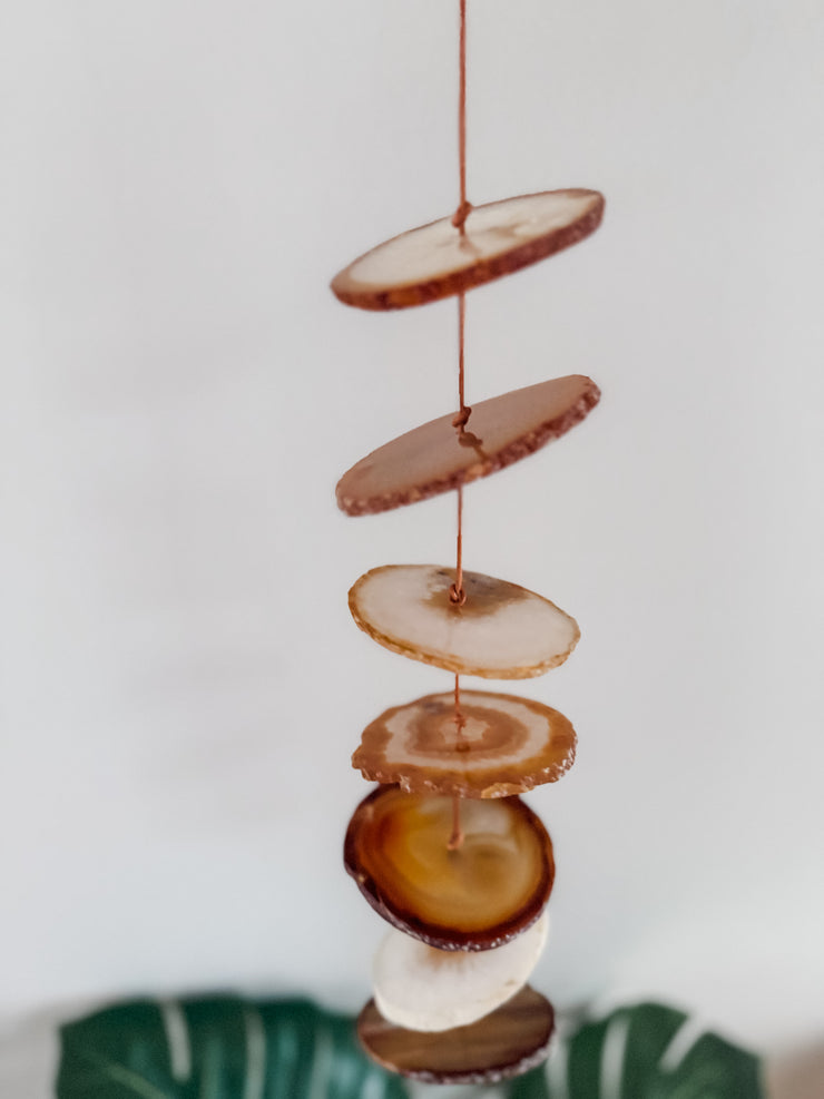 Carmella No. 1 – Indoor Agate Slice Sculpture for Wall or Ceiling