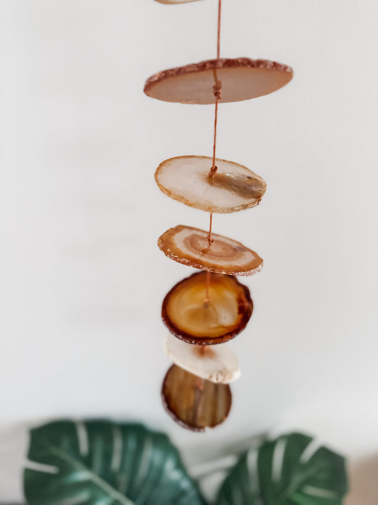 Carmella No. 1 – Indoor Agate Slice Sculpture for Wall or Ceiling