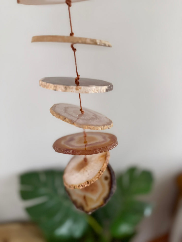 Carmella No. 2 – Indoor Agate Slice Sculpture for Wall or Ceiling