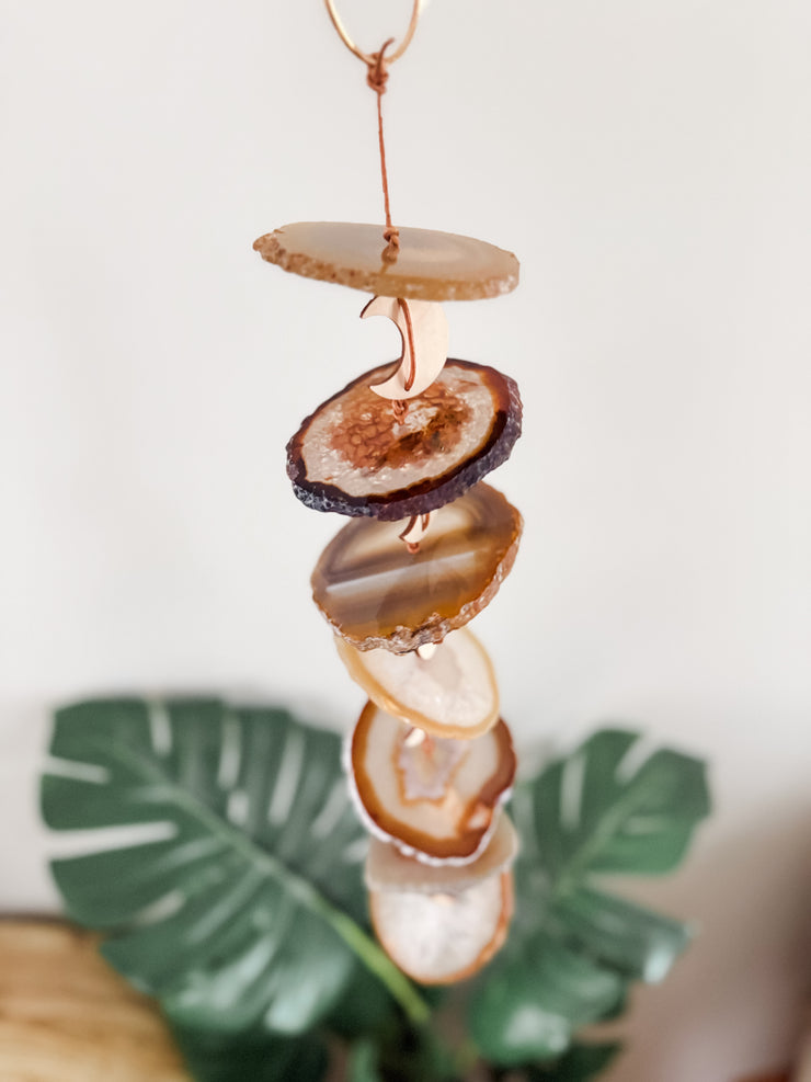 Carmella No. 3 – Indoor Agate Slice Sculpture for Wall or Ceiling