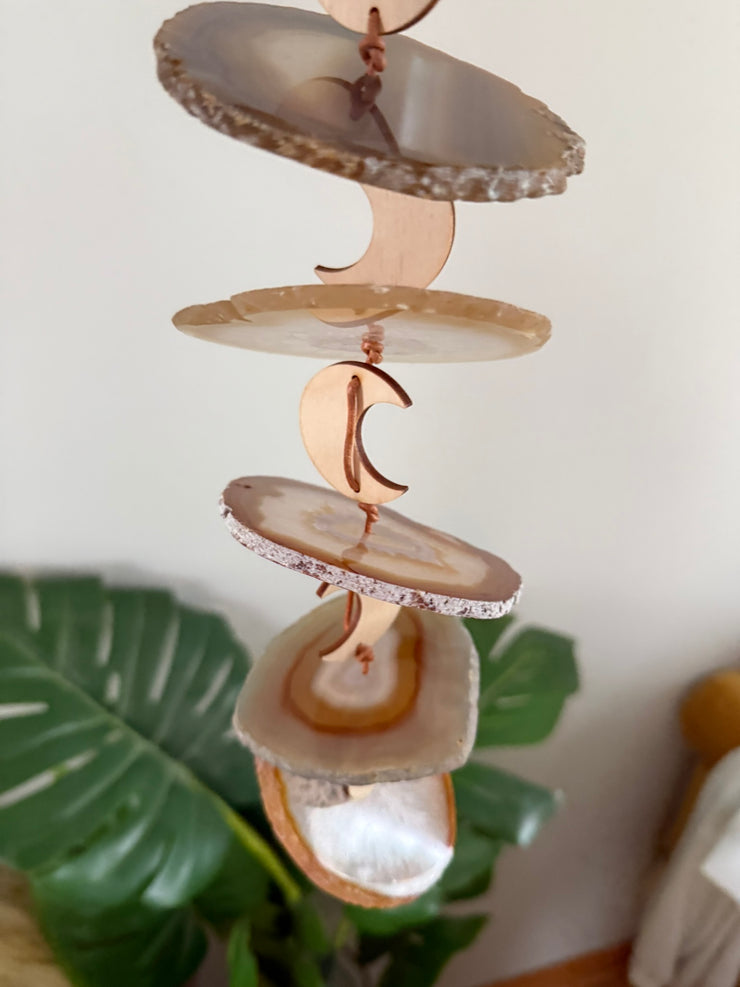 Carmella No. 3 – Indoor Agate Slice Sculpture for Wall or Ceiling