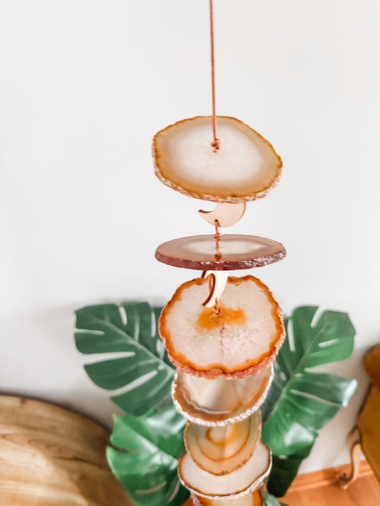 Carmella No. 4 – Indoor Agate Slice Sculpture for Wall or Ceiling
