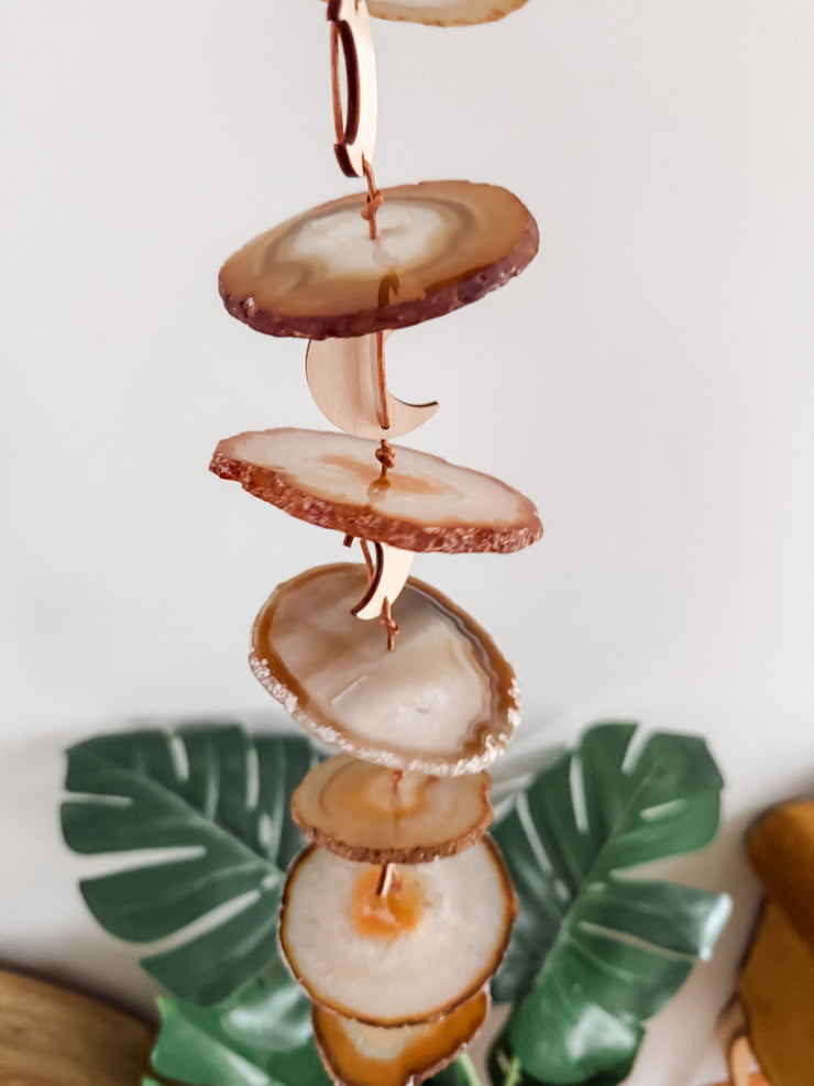 Carmella No. 4 – Indoor Agate Slice Sculpture for Wall or Ceiling