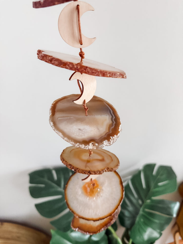 Carmella No. 4 – Indoor Agate Slice Sculpture for Wall or Ceiling