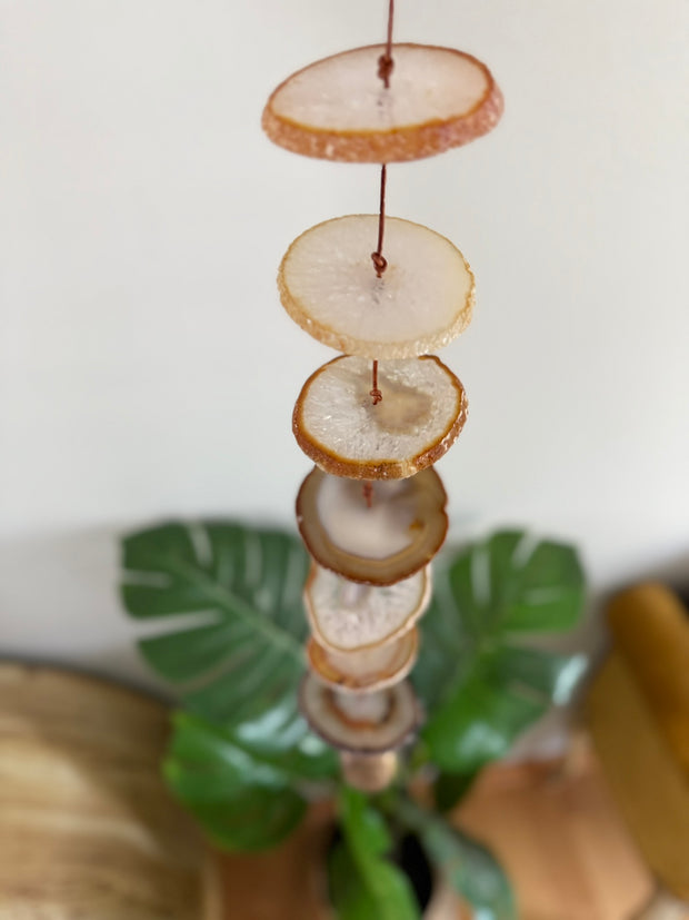 Carmella No. 5 – Indoor Agate Slice Sculpture for Wall or Ceiling