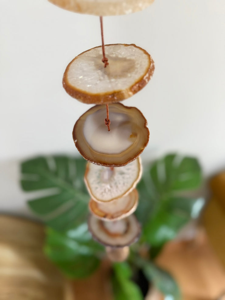 Carmella No. 5 – Indoor Agate Slice Sculpture for Wall or Ceiling