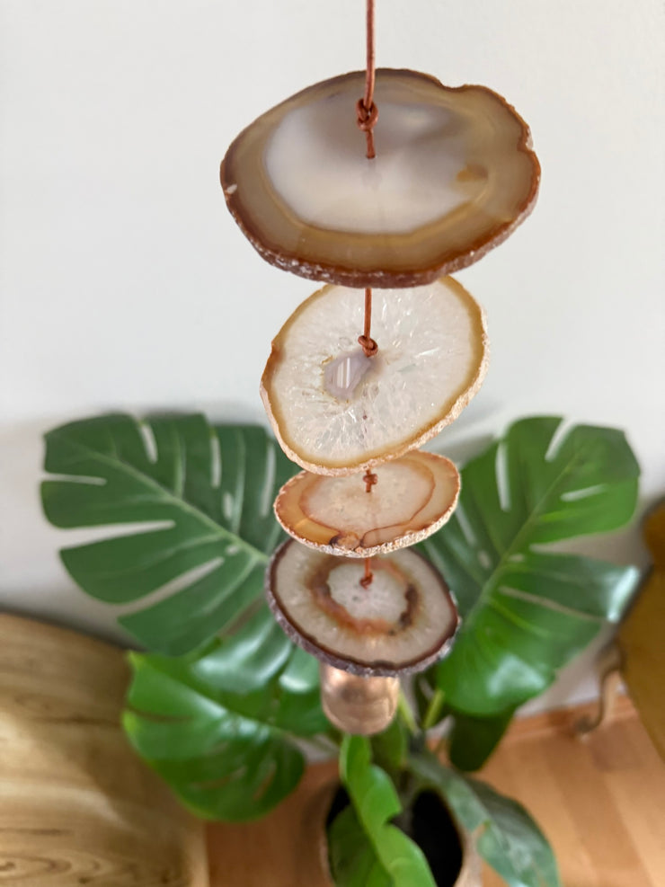 Carmella No. 5 – Indoor Agate Slice Sculpture for Wall or Ceiling