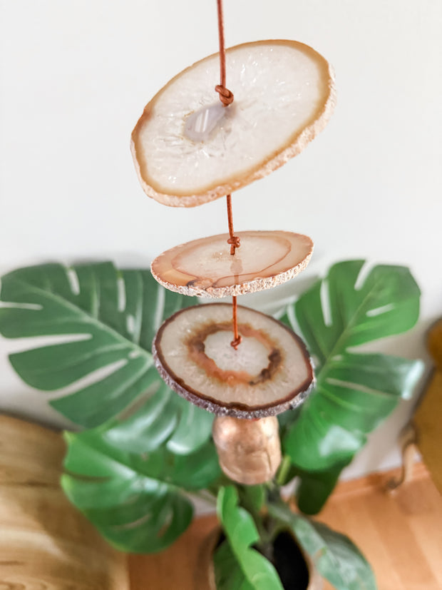 Carmella No. 5 – Indoor Agate Slice Sculpture for Wall or Ceiling