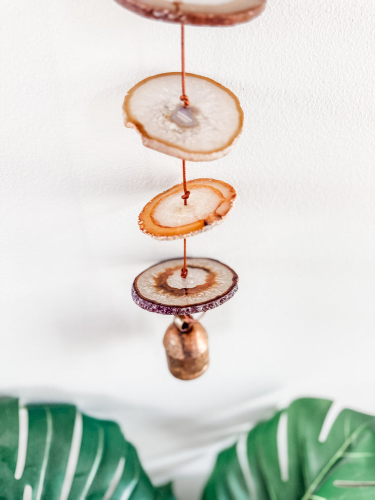 Carmella No. 5 – Indoor Agate Slice Sculpture for Wall or Ceiling