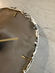 12.5" One of A Kind XL Natural Agate Wall Clock