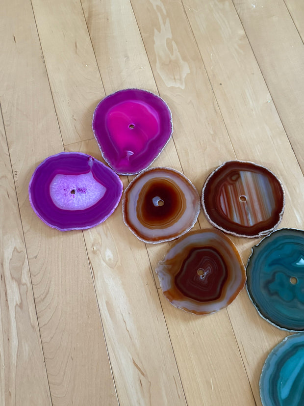 Celestial Flow – 23-Piece Agate Wall Art Set | DIY Installation